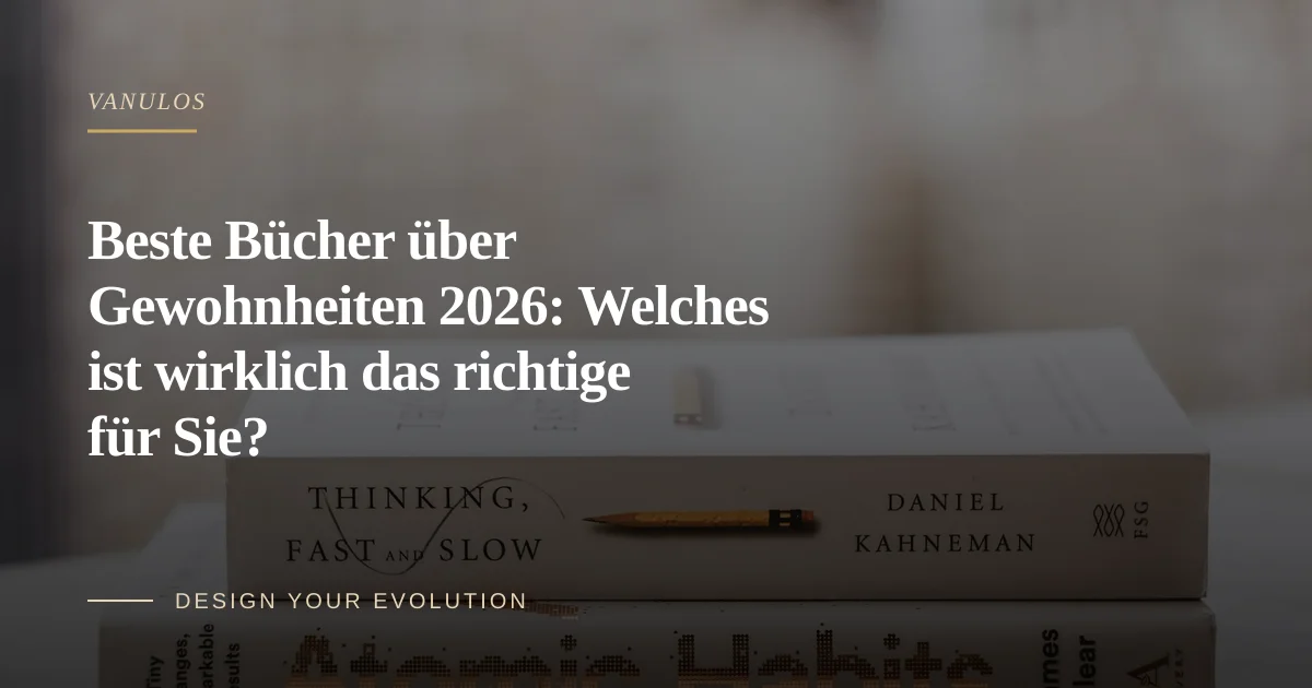 Beste Bücher über Gewohnheiten 2026: Welches ist wirklich das richtige für Sie?