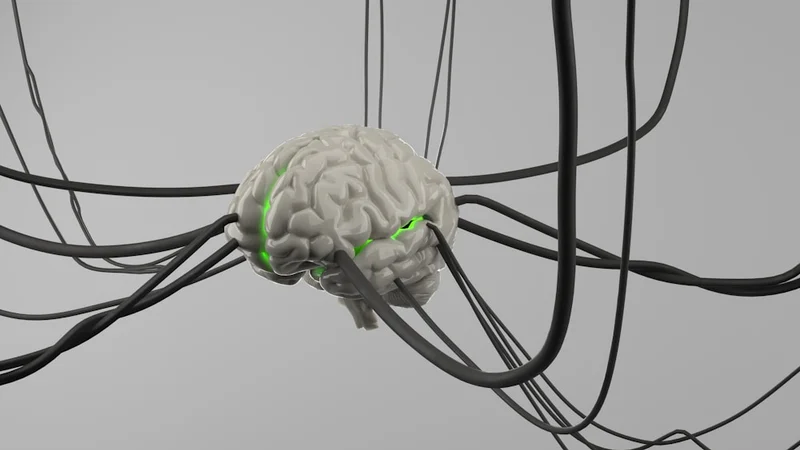 Neuronales Netzwerk, das in warmem goldenen Licht vor dunklem Hintergrund leuchtet — als Symbol des adaptiven Gehirns unter Belastung