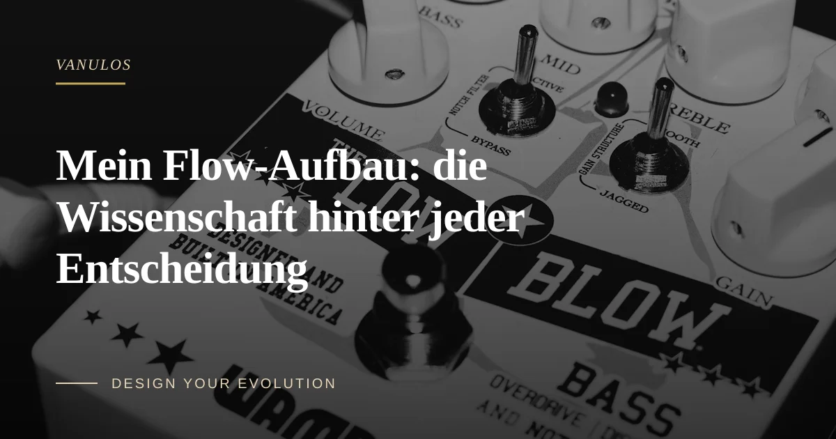 Mein Flow-Aufbau: die Wissenschaft hinter jeder Entscheidung