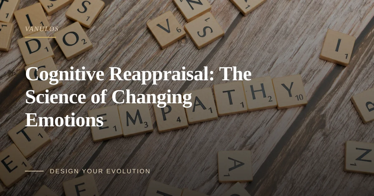Cognitive Reappraisal: The Science of Changing Emotions