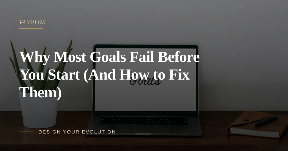 Why Most Goals Fail Before You Start (And How to Fix Them)