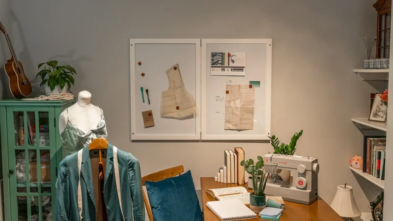 Espacio de trabajo analógico sencillo — un cuaderno, un bolígrafo y una taza de café, sin pantallas visibles, invitando al trabajo creativo manuscrito