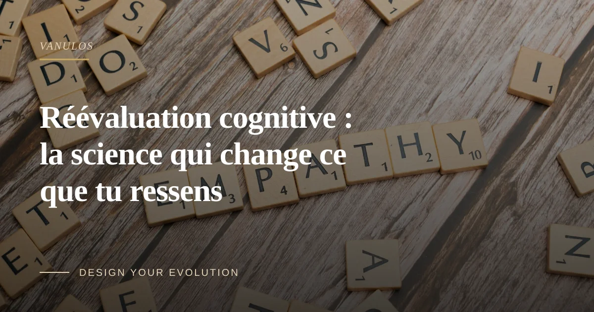 Réévaluation cognitive : la science qui change ce que tu ressens