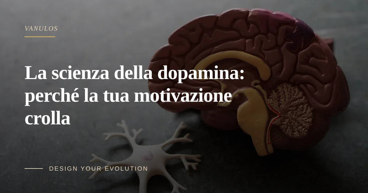 La scienza della dopamina: perché la tua motivazione crolla