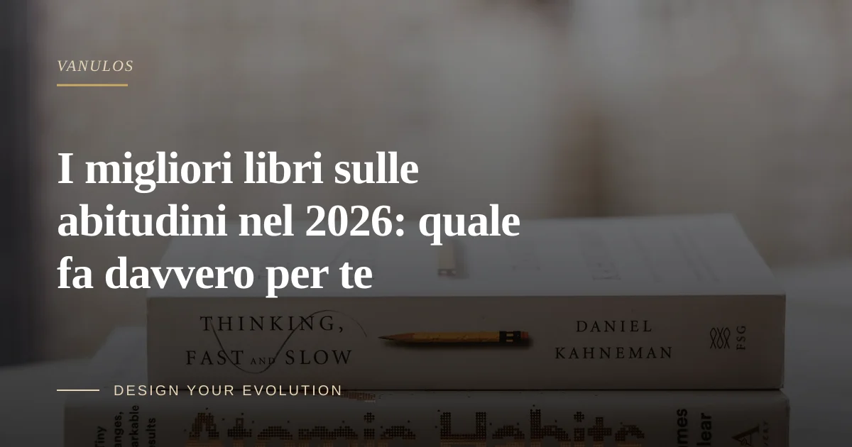 I migliori libri sulle abitudini nel 2026: quale fa davvero per te